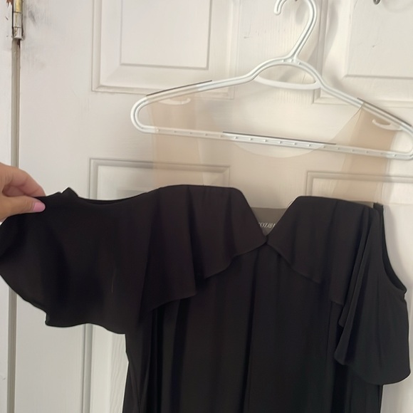 Women’s “off the shoulder” black dress - Picture 2 of 5